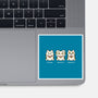 Three Wise Maneki-Neko-None-Glossy-Sticker-Freecheese