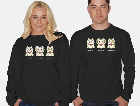 Three Wise Maneki-Neko