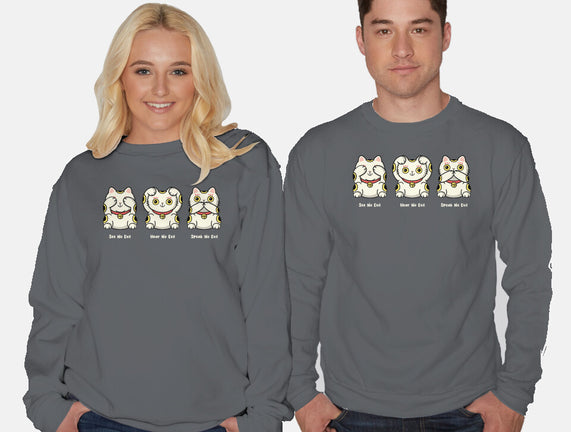 Three Wise Maneki-Neko