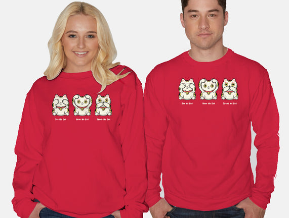 Three Wise Maneki-Neko