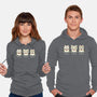 Three Wise Maneki-Neko-Unisex-Pullover-Sweatshirt-Freecheese