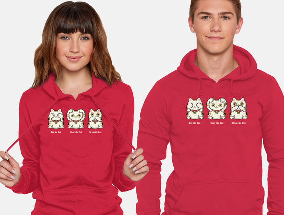 Three Wise Maneki-Neko