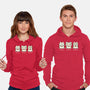 Three Wise Maneki-Neko-Unisex-Pullover-Sweatshirt-Freecheese