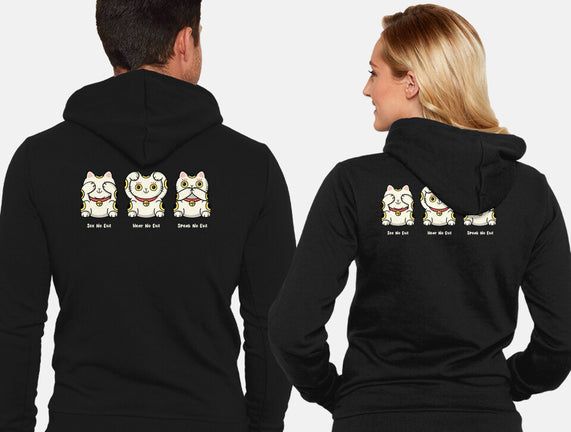 Three Wise Maneki-Neko