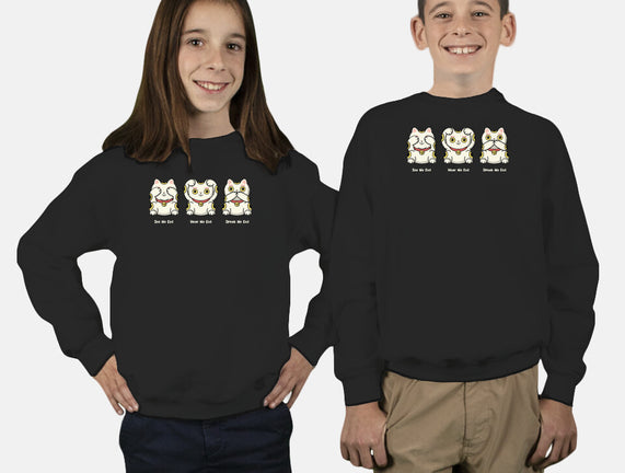 Three Wise Maneki-Neko