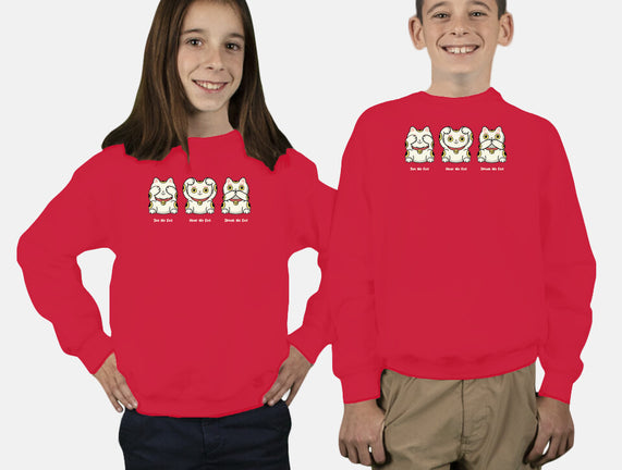 Three Wise Maneki-Neko
