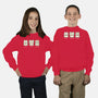 Three Wise Maneki-Neko-Youth-Crew Neck-Sweatshirt-Freecheese