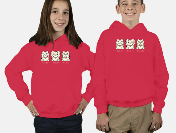 Three Wise Maneki-Neko