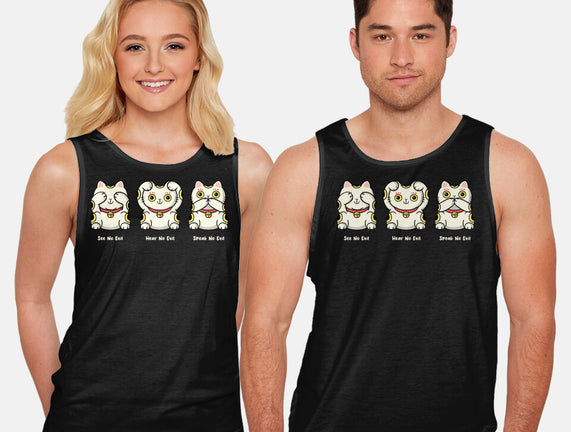 Three Wise Maneki-Neko