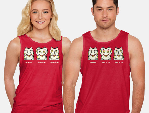 Three Wise Maneki-Neko