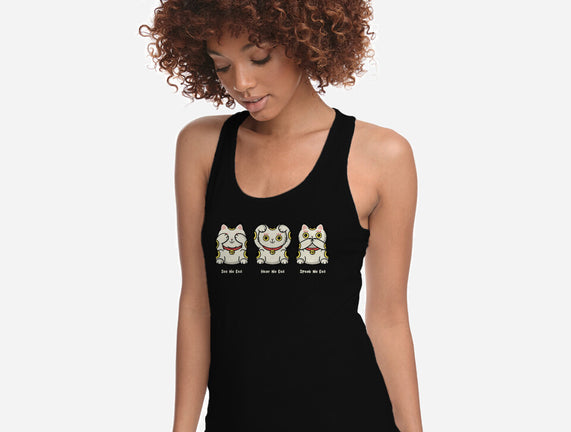 Three Wise Maneki-Neko