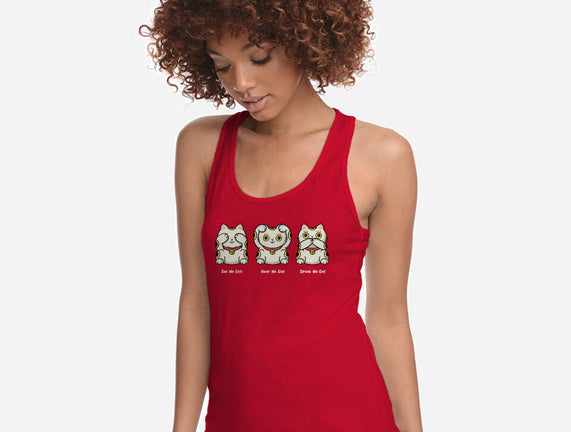 Three Wise Maneki-Neko