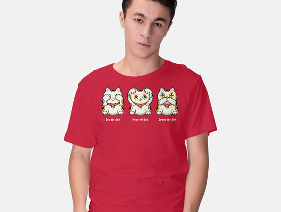 Three Wise Maneki-Neko