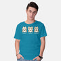 Three Wise Maneki-Neko-Mens-Basic-Tee-Freecheese