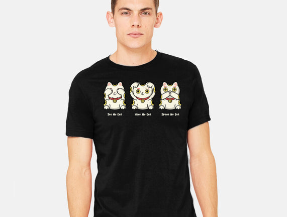 Three Wise Maneki-Neko