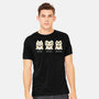 Three Wise Maneki-Neko-Mens-Heavyweight-Tee-Freecheese