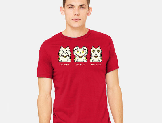 Three Wise Maneki-Neko
