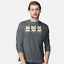 Three Wise Maneki-Neko-Mens-Long Sleeved-Tee-Freecheese