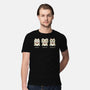 Three Wise Maneki-Neko-Mens-Premium-Tee-Freecheese
