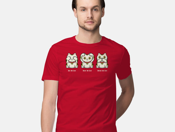 Three Wise Maneki-Neko