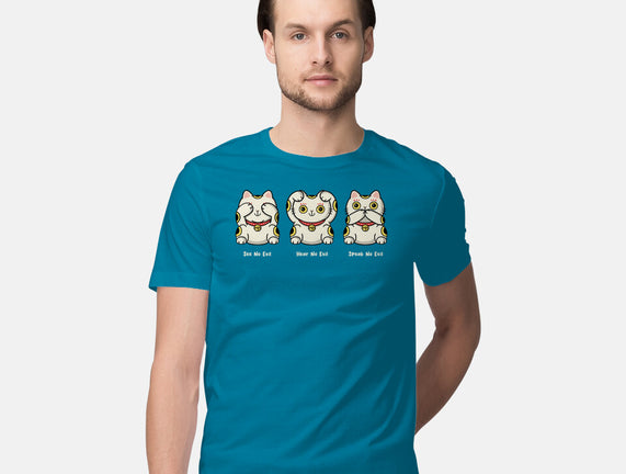 Three Wise Maneki-Neko