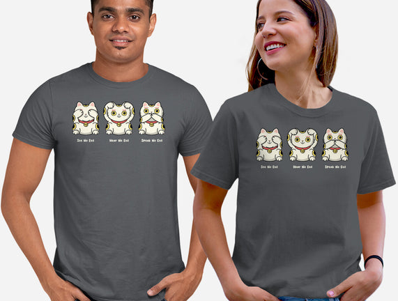 Three Wise Maneki-Neko
