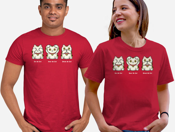 Three Wise Maneki-Neko
