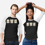 Three Wise Maneki-Neko-Unisex-Baseball-Tee-Freecheese