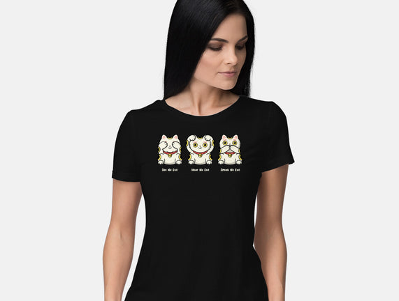 Three Wise Maneki-Neko