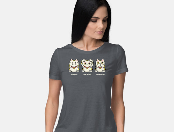 Three Wise Maneki-Neko
