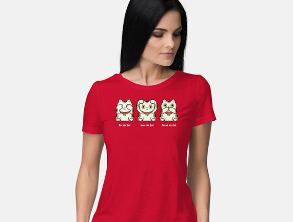 Three Wise Maneki-Neko