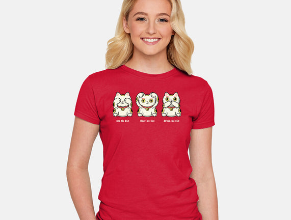 Three Wise Maneki-Neko