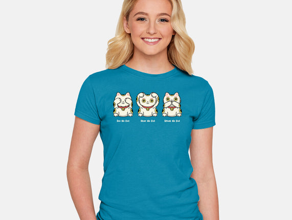 Three Wise Maneki-Neko