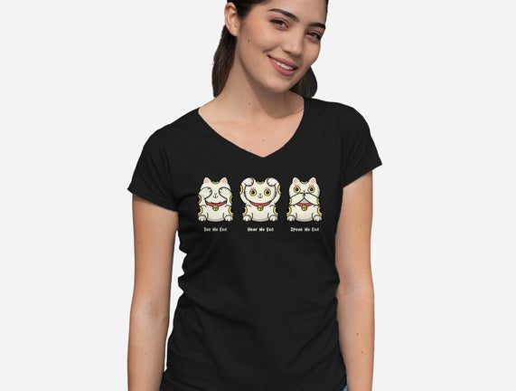 Three Wise Maneki-Neko