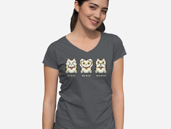 Three Wise Maneki-Neko