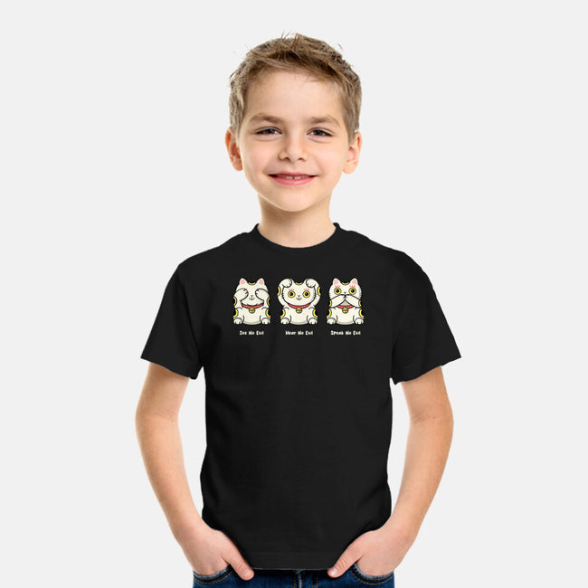 Three Wise Maneki-Neko-Youth-Basic-Tee-Freecheese