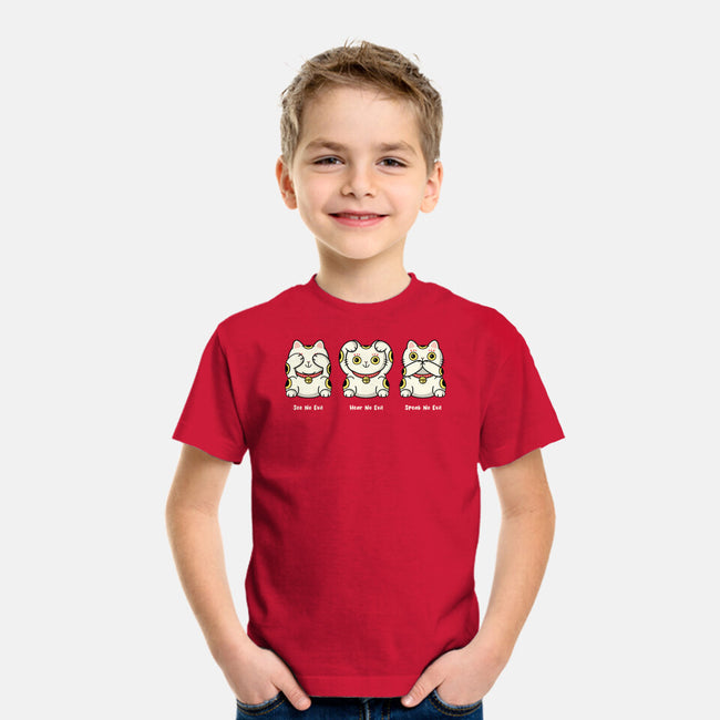 Three Wise Maneki-Neko-Youth-Basic-Tee-Freecheese