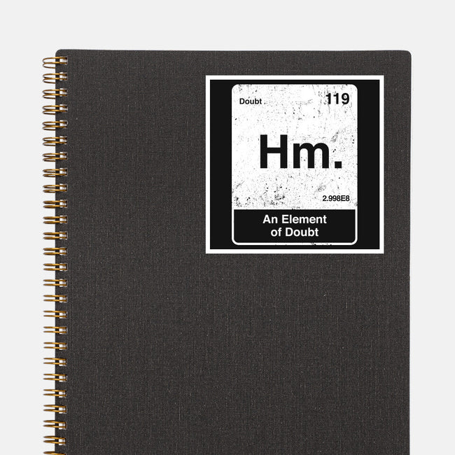 Hm An Element Of Doubt-None-Glossy-Sticker-rocketman_art