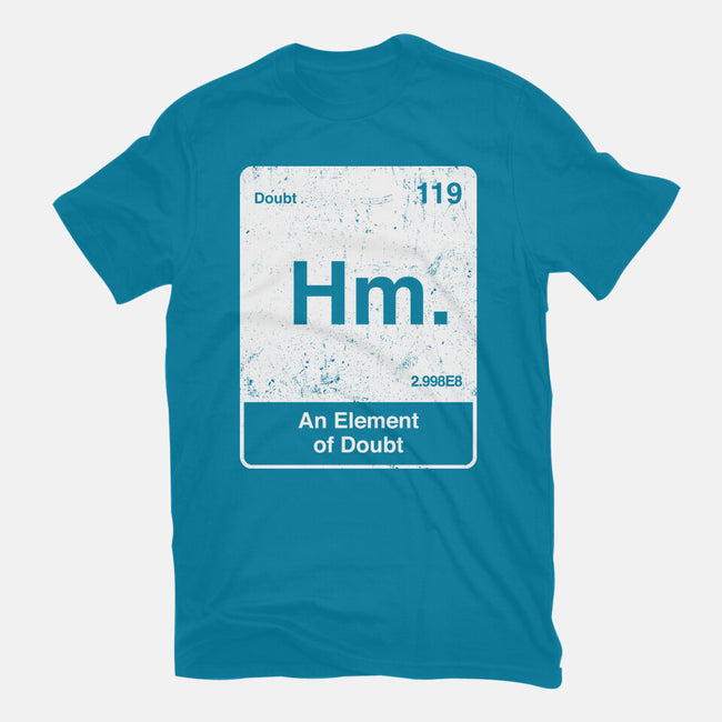 Hm An Element Of Doubt-Unisex-Basic-Tee-rocketman_art