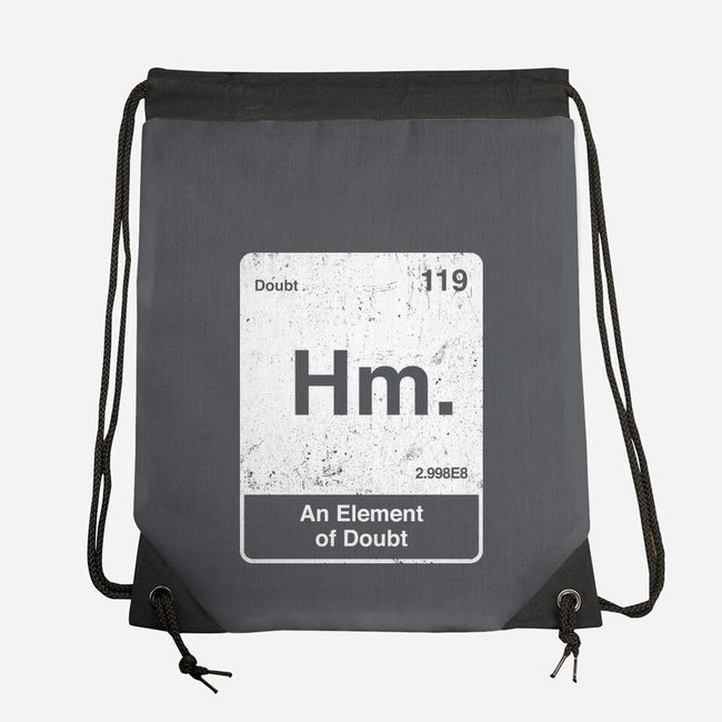 Hm An Element Of Doubt-None-Drawstring-Bag-rocketman_art