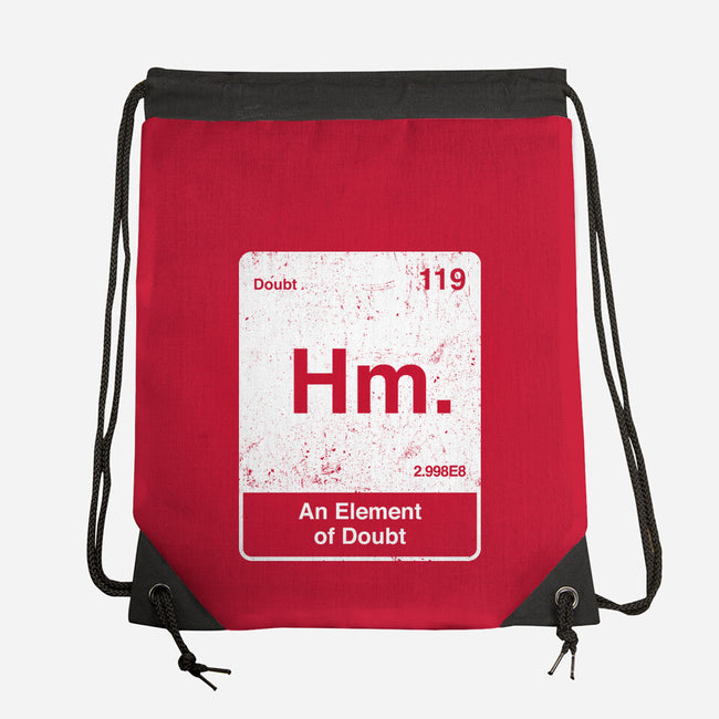 Hm An Element Of Doubt-None-Drawstring-Bag-rocketman_art