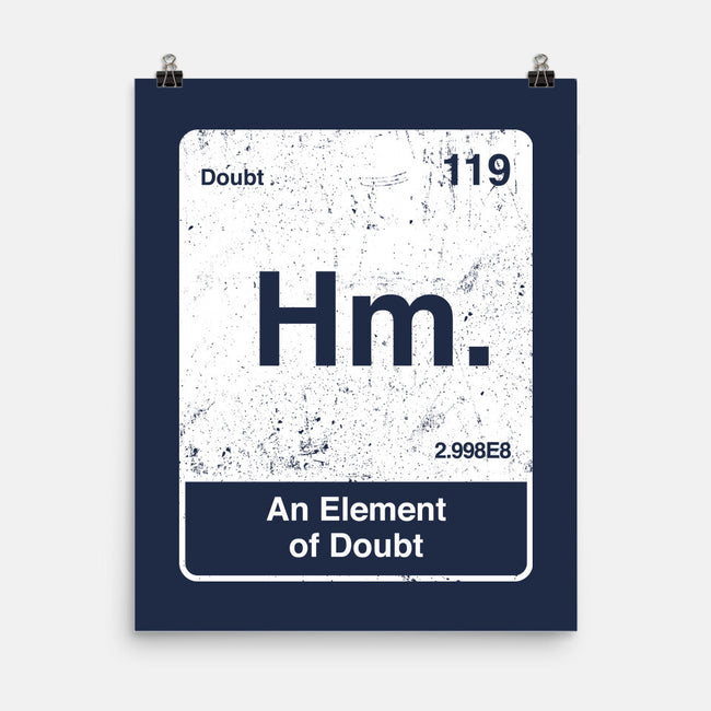 Hm An Element Of Doubt-None-Matte-Poster-rocketman_art