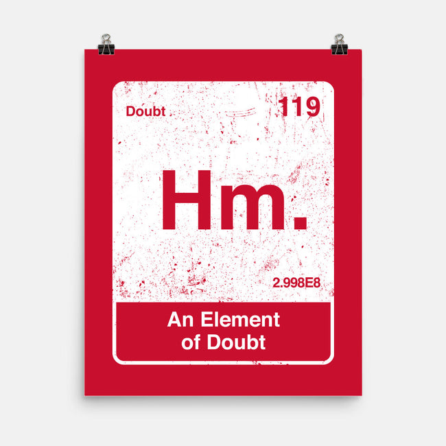 Hm An Element Of Doubt-None-Matte-Poster-rocketman_art