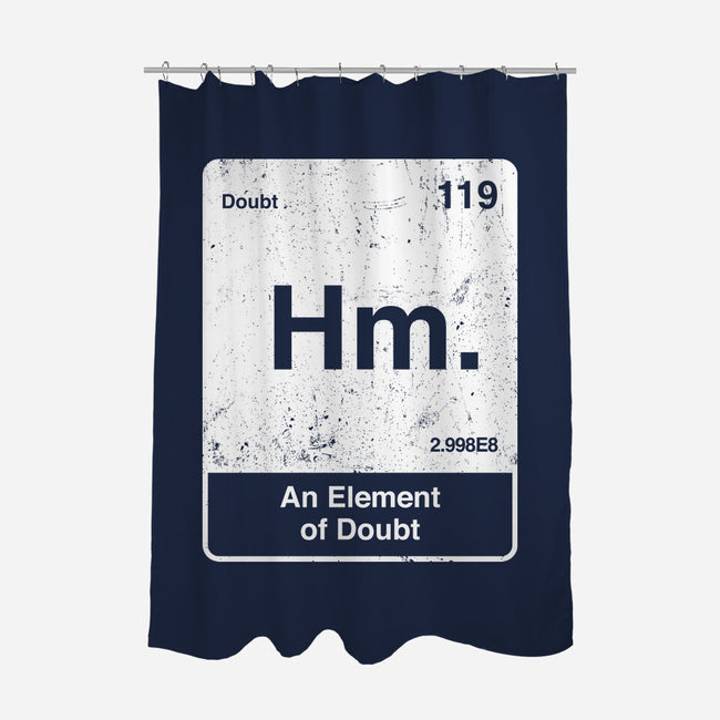 Hm An Element Of Doubt-None-Polyester-Shower Curtain-rocketman_art