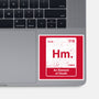 Hm An Element Of Doubt-None-Glossy-Sticker-rocketman_art