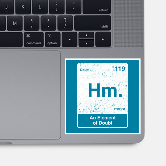 Hm An Element Of Doubt-None-Glossy-Sticker-rocketman_art