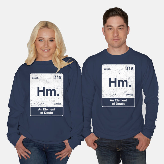 Hm An Element Of Doubt-Unisex-Crew Neck-Sweatshirt-rocketman_art