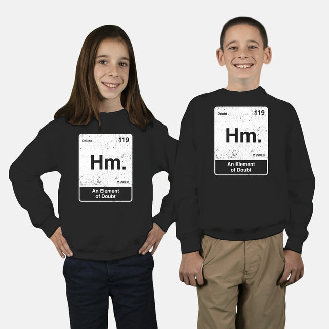 Hm An Element Of Doubt-Youth-Crew Neck-Sweatshirt-rocketman_art
