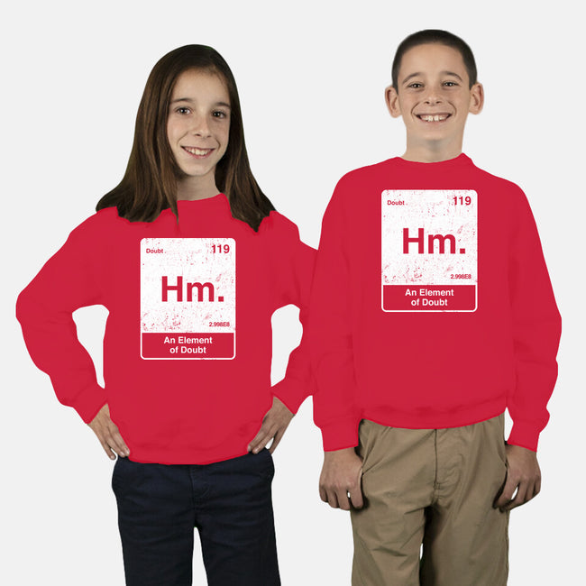 Hm An Element Of Doubt-Youth-Crew Neck-Sweatshirt-rocketman_art