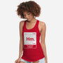Hm An Element Of Doubt-Womens-Racerback-Tank-rocketman_art